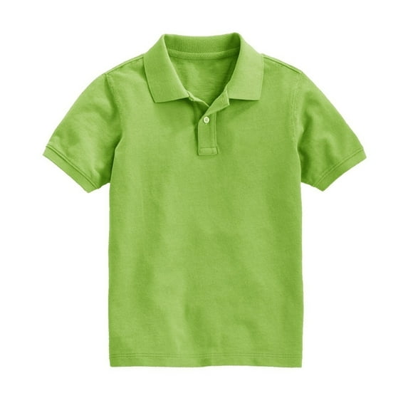Boys Short Sleeve Classic Pique Polo Shirt, Ages 5-14 Years