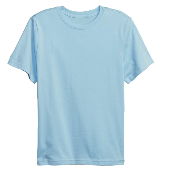 Boys Short Sleeve Crew Neck Premium Soft Cotton Blend T Shirt (XS-2XL)