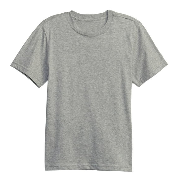 Boys Short Sleeve Crew Neck Premium Soft Cotton Blend T Shirt (XS-2XL)