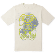 WALL-E MART Boys Short Sleeve Gaming Controllers Graphic T-Shirt Size 4-5