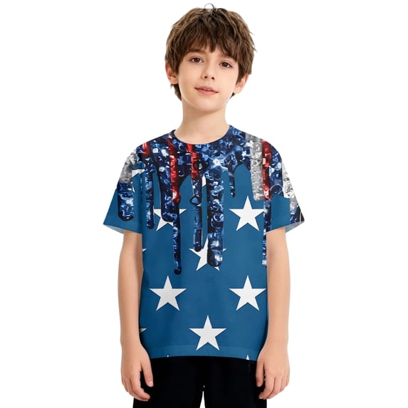 Boys Short Sleeve Graphic T-Shirt, Sizes 4-18 & Husky