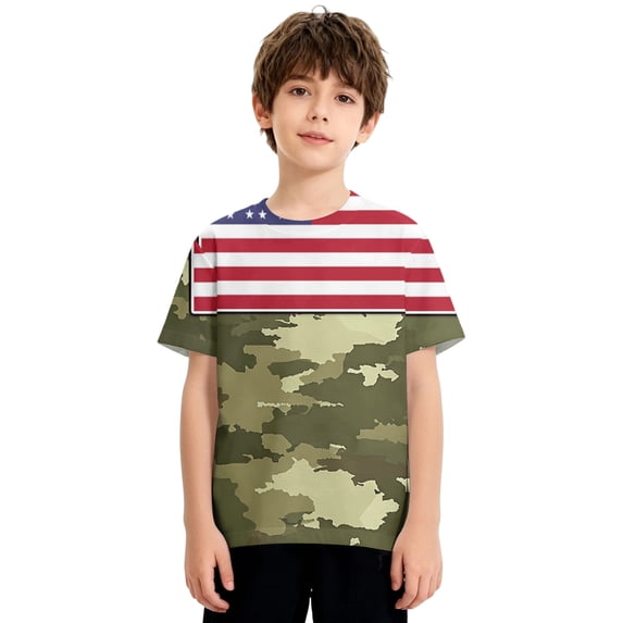Boys Short Sleeve Graphic T-Shirt, Sizes 4-18 & Husky