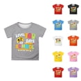 thumbnail image 1 of Boys Short Sleeve Graphic Tee Casual Crew Neck T Shirt for Kids Clothing Summer Essentials Everyday Wear Boys Clothes, 1 of 5