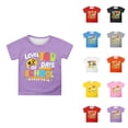 thumbnail image 1 of Boys Short Sleeve Graphic Tee Casual Crew Neck T Shirt for Kids Clothing Summer Essentials Everyday Wear Boys Clothes, 1 of 5