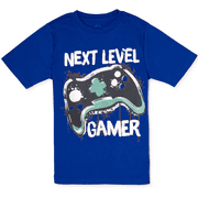 WALL-E MART Boys Short Sleeve Next Level Gamer Graphic T-Shirt Size 8