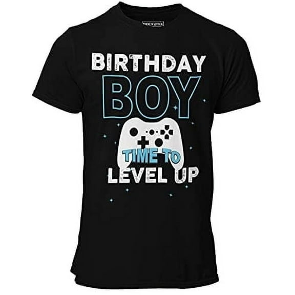 Boys Short Sleeve T-Shirt Birthday -Video Gamer|Sizes S-XL