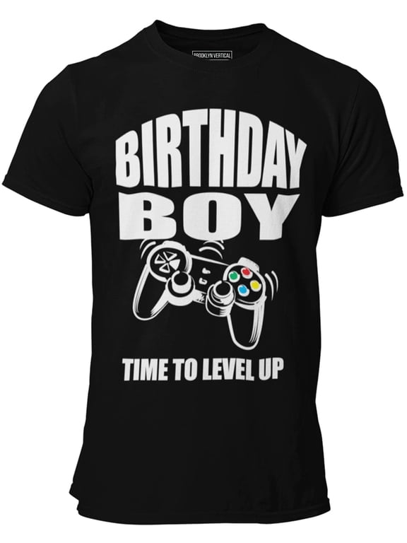 Boys Short Sleeve T-Shirt Birthday -Video Gamer|Sizes S-XL