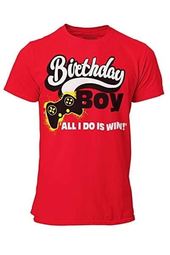 Boys Short Sleeve T-Shirt Birthday -Video Gamer|Sizes S-XL