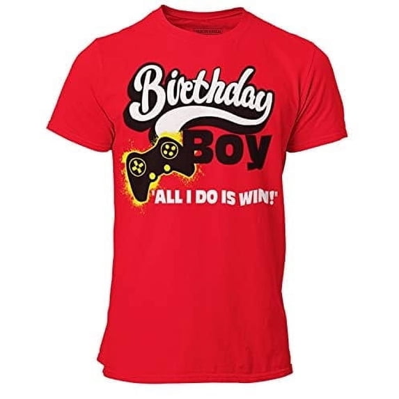 Boys Short Sleeve T-Shirt Birthday -Video Gamer|Sizes S-XL
