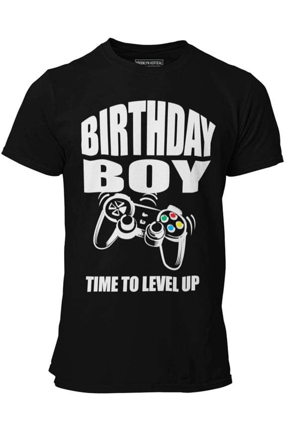Boys Short Sleeve T-Shirt Birthday -Video Gamer|Sizes S-XL