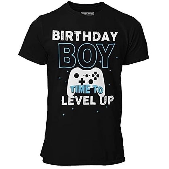 Boys Short Sleeve T-Shirt Birthday -Video Gamer|Sizes S-XL