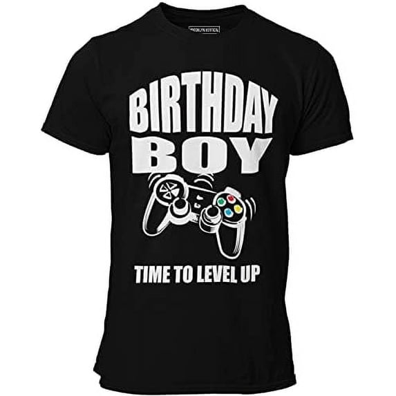 Boys Short Sleeve T-Shirt Birthday -Video Gamer|Sizes S-XL