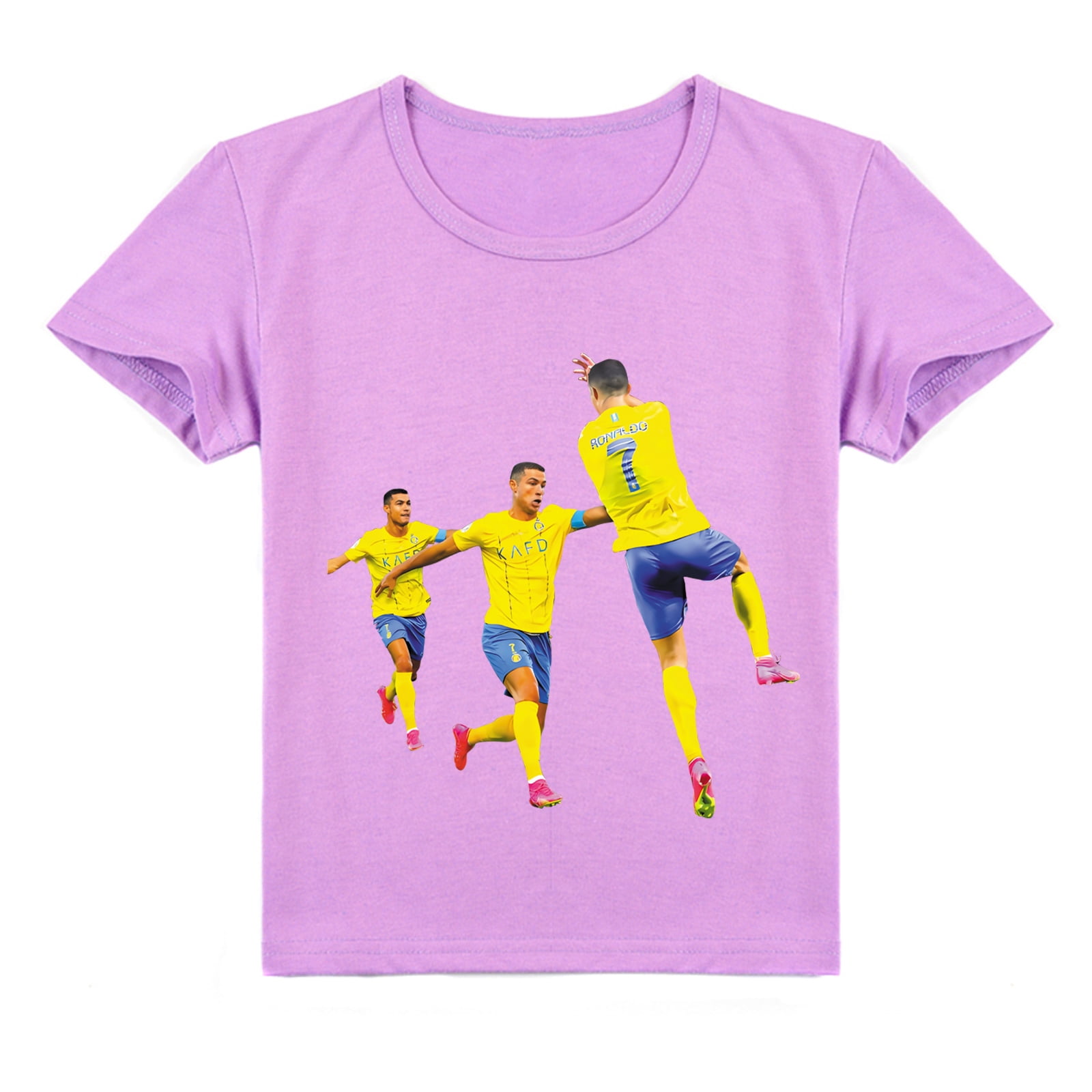 Boys' Short Sleeve T-Shirt Cristiano Ronaldo Summer Print Sporty Cool ...