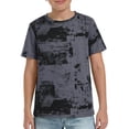 thumbnail image 1 of Boys Short Sleeve T Shirts Kids Fashion 3D Print Crewneck Tees Summer Hipster Hiphop Tops 2-13 Years, 1 of 4