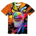 thumbnail image 1 of Boys Short Sleeve T-Shirts Kids Summer Crewneck Tops Teen Shirts Back To School Fashion Clothes, 1 of 4