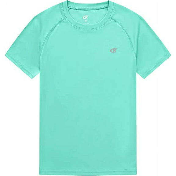 Boys Short Sleeve UPF 50 Rashguard Swim Shirt Kids Surf Swimsuit