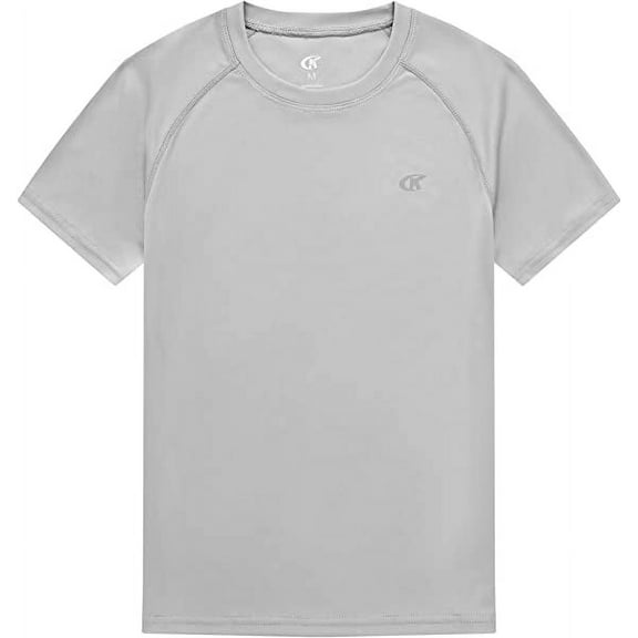 Boys Short Sleeve UPF 50  Rashguard Swim Shirt Kids Surf Swimsuit