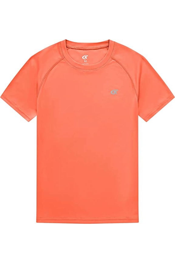 Boys Short Sleeve UPF 50+ Rashguard Swim Shirt Kids Surf Swimsuit