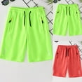 thumbnail image 1 of Boys Shorts 10-12 Boys Cargo Shorts Youth Quick Dry Lightweight Pull-On Hiking Shorts for Sports Outdoor with Zipper Pockets, 1 of 4