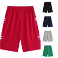 thumbnail image 1 of Boys Shorts Athletic Training Basketball Shorts Running Shorts Mesh Gym Workout Shorts No Pocket Activewear for Kids 9-10 Years, 1 of 5