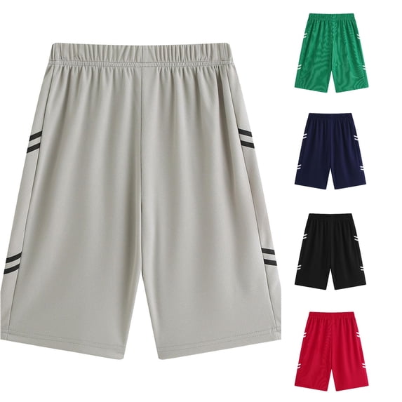 Boys Shorts Athletic Training Basketball Shorts Running Shorts Mesh Gym Workout Shorts No Pocket Activewear for Kids Juniors Exercise Shorts 4-5 Years