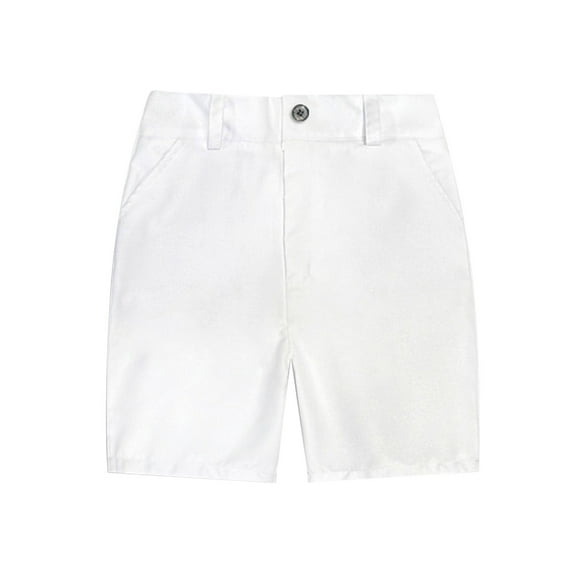 Boys Shorts Boys Casual Shorts Youth Boys Shorts Stretch School Clothes Kids Flat Front Dress Chino Twill Casual Shorts Pockets