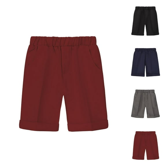 Boys Shorts Boys Clothes Boys School Uniformss Flat Front Performance Stretch Short Chino Shorts