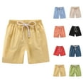 thumbnail image 1 of Boys' Shorts Boys Clothes Children Waist Clothes Summer Pants Kids Elastic Shorts Casual Girl Boy Boys Pants, 1 of 3