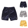 thumbnail image 1 of Boys Shorts Boys' Fashion Kids Toddler Baby Boys Solid Spring Summer Cotton Shorts Clothes, 1 of 5