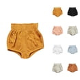 thumbnail image 1 of Boys Shorts Boys Summer Outfits Toddler Children Cute Baby Girls Boys Solid Shorts Pants Leggings, 1 of 3