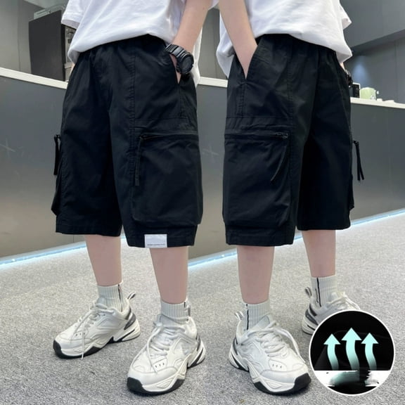 Boys' Shorts Casual Stretch Jogger Boys Summer Outfits Boys Size 7-8 Years Pants