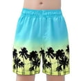 thumbnail image 1 of Boys Shorts Child Girls Casual Style Floral Printing Shorts Summer Hawaii Holiday Beach Pants Size 6 Y-7 Y, 1 of 6