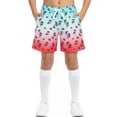 thumbnail image 1 of Boys Shorts Quick-Dry Kids Cycling Breathable PE Sports School Short with Pockets Elasticated Waistband Drawstring for Summer Running Football Outdoor Indoor Blue 14-15 Years, 1 of 7