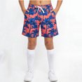 thumbnail image 1 of Boys Shorts Quick-Dry Kids Cycling Breathable PE Sports School Short with Pockets Elasticated Waistband Drawstring for Summer Running Football Outdoor Indoor Purple 12-13 Years, 1 of 6