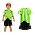 thumbnail image 1 of Boys' Shorts Set Two Piece Short Sleeve T-Shirt and Elastic Shorts Shirt Girls Athletic Shirts Boys' Tops, Tees & Shirts 3-4 Years Boys Girls Fashion, 1 of 4