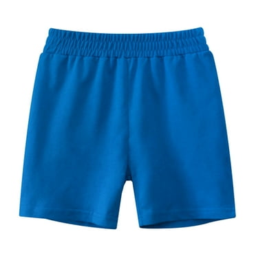 Boys' Shorts Solid Elastic Waist Drawstring Jogger Summer Shorts Boy Clothes 5-6 Years Boys Fashion