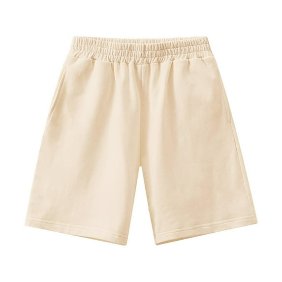 Toddler Boy Shorts Solid Drawstring Elastic Waist Casual Baby Summer Clothes Boy Boy Clothes 4-5 Years Boys Fashion