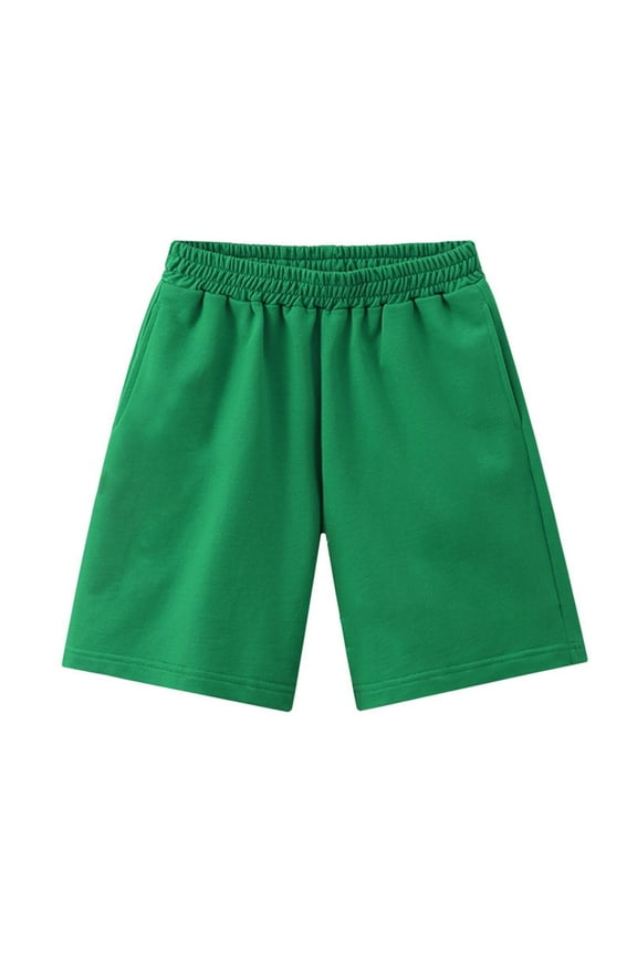 Boys' Shorts Solid Elastic Waist Jogger Baby Boy Summer Outfit Preemie Baby Boy Clothes 2-3 Years Boys Fashion