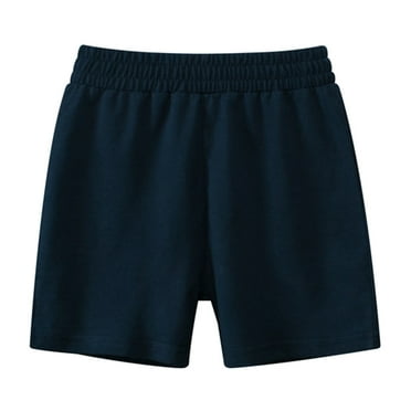 Boys' Shorts Solid Elastic Waist Pull-On Summer Shorts Boy's Clothing 2-3 Years Boys Fashion