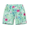 thumbnail image 1 of Boys Shorts Summer Casual Style Floral Print Hawaii Holiday Beach Short Pants Boys Swim Trunks Mint Green 3 Years-4 Years, 1 of 5