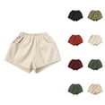 thumbnail image 1 of Boys Shorts Toddler Shorts Toddler Kids Baby Boys Girls Jogger Shorts Summer Cotton Casual Solid Shorts Active With Pockets, 1 of 8