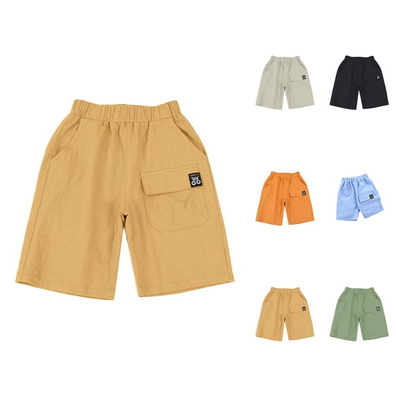 Boys Shorts Toddler Shorts kids toddler baby girls boys print pocket spring summer shorts ruffle clothes