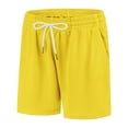 thumbnail image 1 of Boys Shorts Yellow Stretchy Relaxed Pull-On Boy Clothes Summer Soccer Shorts Boys 4-5 Years, 1 of 5