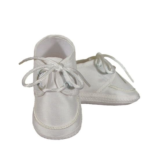 Boys Silk Dupioni Christening Shoe