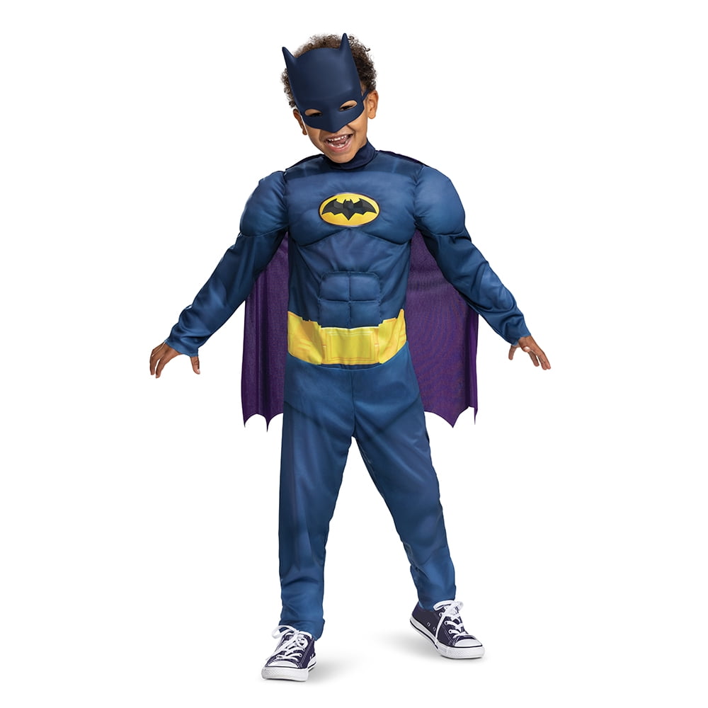 Boys Size (3T4T) Batman Classic Muscle Halloween Toddler Costume
