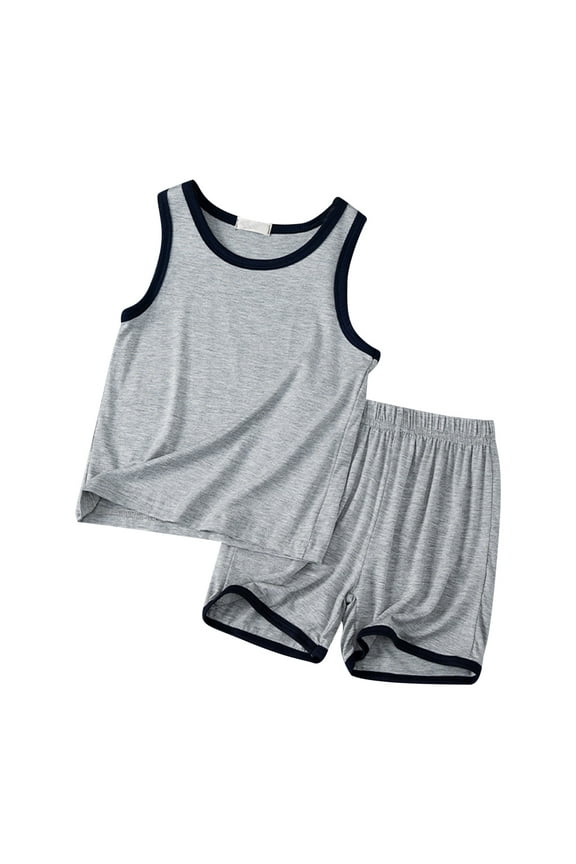 Boys Sleep Shorts Husky Baby Boy Summer Outfit Dinosaur Clothes For Boys Toddler Short Sleeve Cartoon Printed Shirt Shorts Set 2 Piece 2-7T