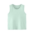 thumbnail image 1 of Boys Sleeveless Lightweight Tank Tops Kids Solid Soft Basic Undershirt Crew Neck T Shirt Teen Boy Athletic Casual Tees, 1 of 5