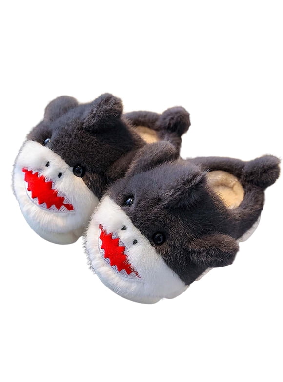 Boys Slippers Fall Winter Warm Indoor Shoes Kids Clothes