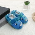 thumbnail image 1 of Boys Slippers Warm Winter Non Slip Furry Home Shoes Soft Indoor Outdoor Comfortable Casual Closed Toe Pull On Baby Shoes Blue Sizes 6-7 Y, 1 of 7