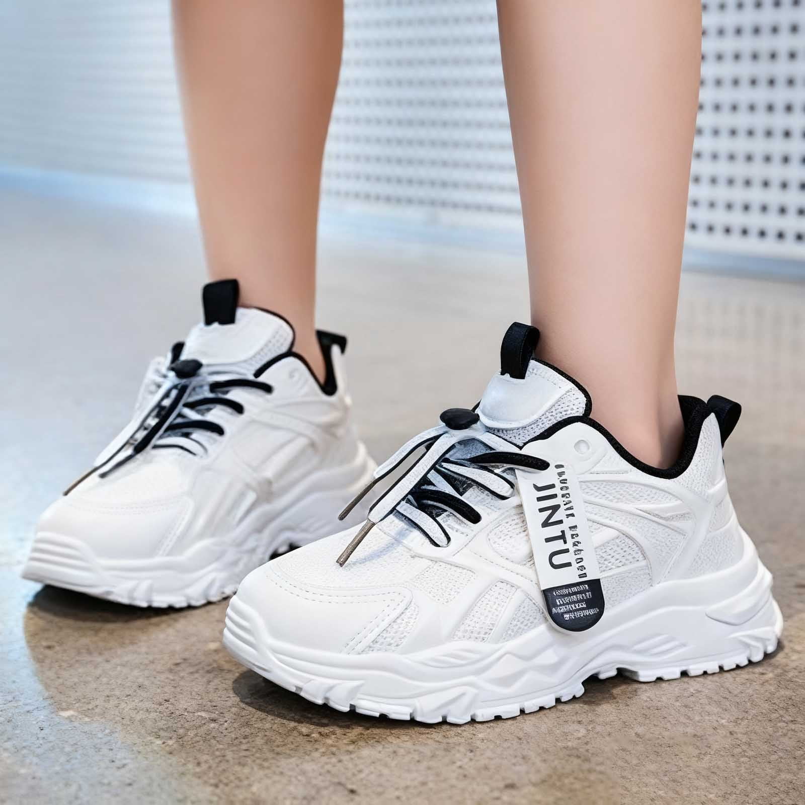 Boys Sneakers,Boys Sneakers Breathable Thick Sole Lace Up Stylish Comfortable Boys Sneakers For Athletic Activities,Boys Shoes,14 Black,4-4.5 Years